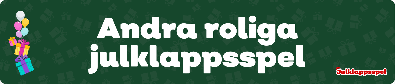 Andra roliga julklappsspel som Tomtejakten