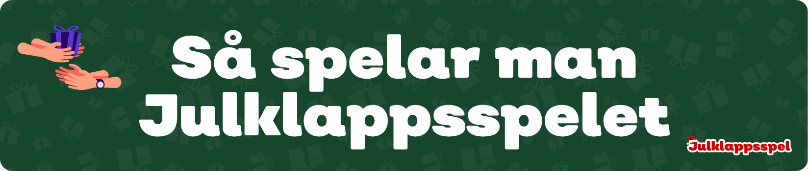 Så spelar man Julklappsspelet