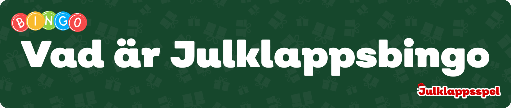 Vad är Julklappsbingo